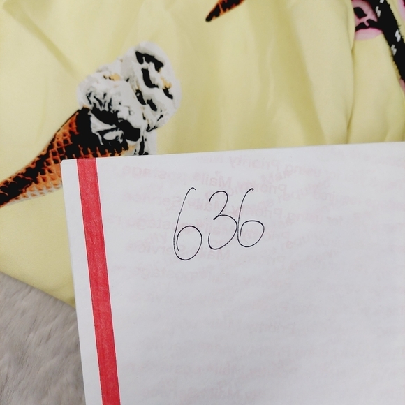 Neff Yellow & Brown Ice Cream Cone High Rise Aloha Swim Trunks Shorts 636 - Picture 8 of 8